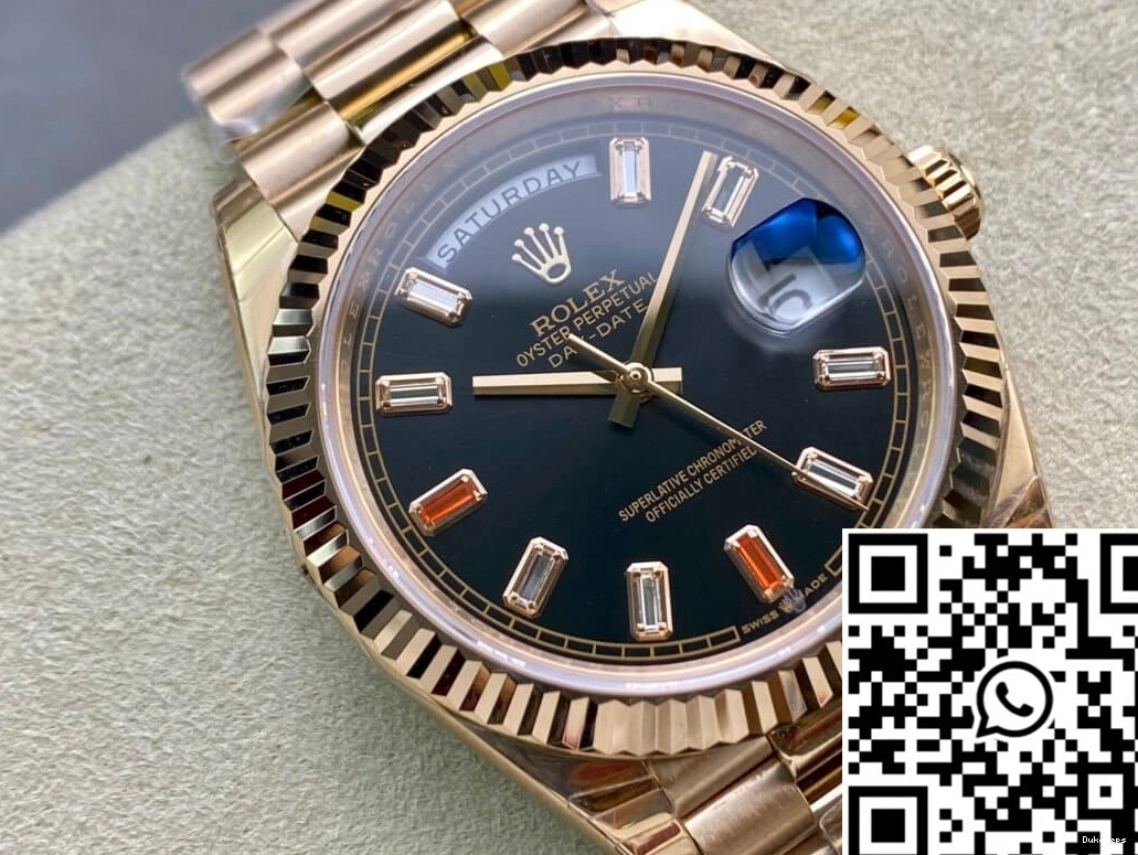 Rolex Date Dial 40MM Black Day Factory EW 0103